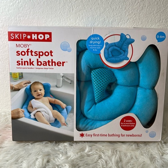 SKIP HOP Moby Softspot Sink Bather Blue - Picture 2 of 4